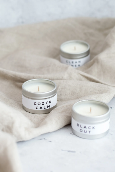 Small Scented Soy Candle, Clean Linen