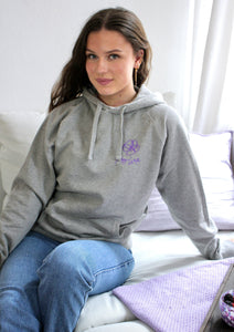 Logo hoodie, Grey Melange