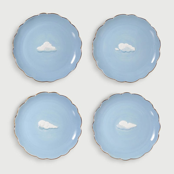 Cloud plates, Set of 4